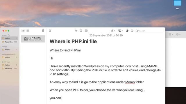 Where is the PHP ini file located on my MAMP localhost смотреть онлайн