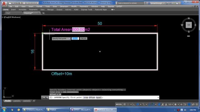 LHTDT Divide Area in AutoCAD смотреть онлайн