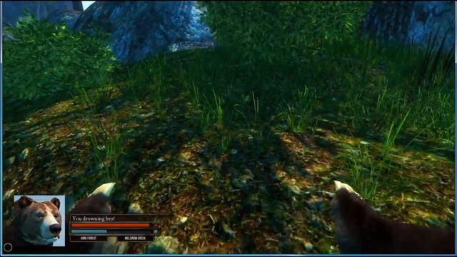О боже, схватка медведя с зайцем!!! Bear Simulator! смотреть онлайн
