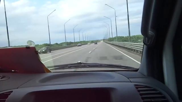 24.05.2015: Кинешма - Заволжск, мост через Волгу. Луидор-223201 смотреть онлайн