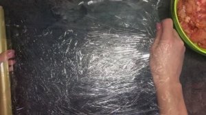 Домашняя куриная колбаса с желатином в пищевой пленке