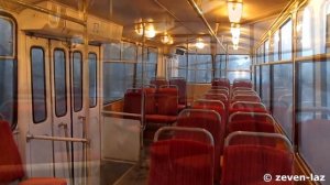 Черкасский троллейбус- ЗиУ-682УА №319, работа на линии, кабина водителя 03.12.2014