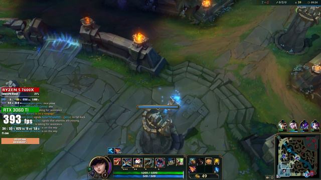RTX 3060 Ti : League of Legends Ultra Settings 1080p смотреть онлайн