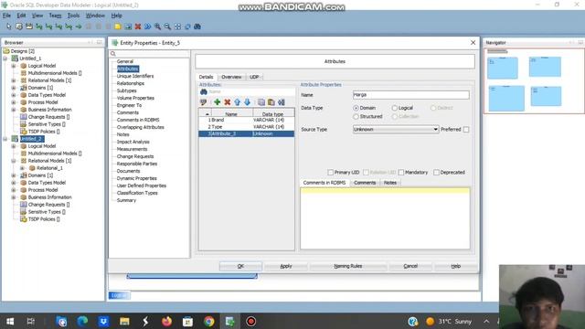 Penerapan Supertype, Subtype, dan Relasi pada aplikasi Oracle Data Modeller || Basis Data смотреть онлайн