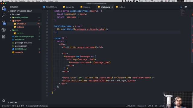 Building a high-availability chat with Node.js, Redis and Docker смотреть онлайн