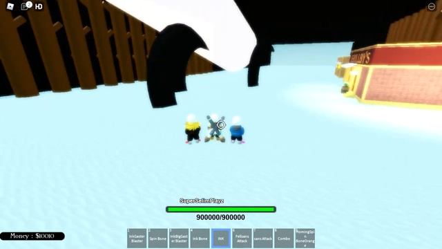 Ink Sans Phase 3 Showcase! [Battle Glitch AU] [Roblox] смотреть онлайн