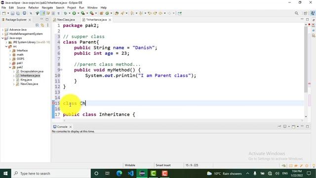 Advance-Java Inheritance in java #11 смотреть онлайн