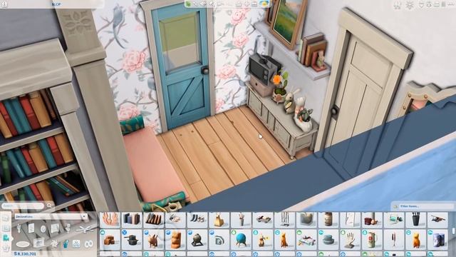 KINDERGARTEN TEACHER'S TINY HOUSE ? | The Sims 4 Speed Build смотреть онлайн