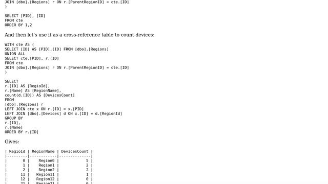 Databases: How to count hierarchical rows count with a CTE? (2 Solutions!!) смотреть онлайн