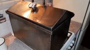 Курдюк горячего копчения на газу