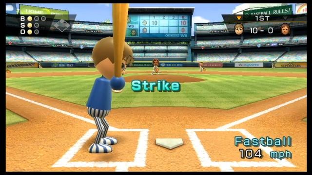 Wii Sports Baseball - Over 3000 Skill Level! смотреть онлайн