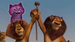 Веселые футбол в Мадагаскар 2 с говорящим КОТЕНКОМ АБИ ? Madagascar 2