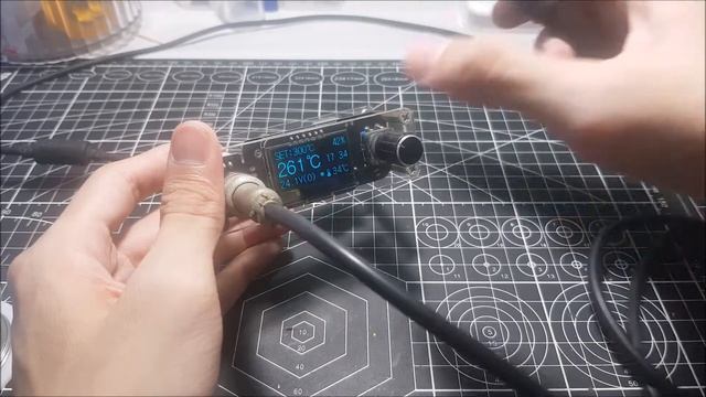 Trạm hàn T12 DIY siêu mini, có màn hình OLED 1.3inch. смотреть онлайн