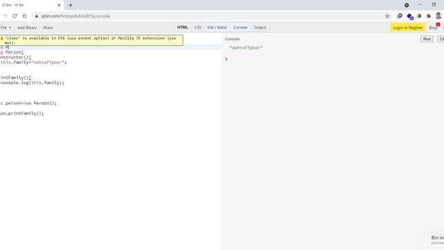 Next Gen JS, Class смотреть онлайн