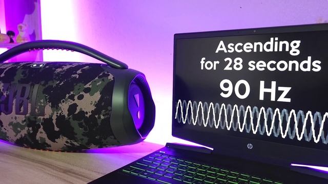 Jbl Boombox 3 Bass Test Frequency 1-120Hz ?? смотреть онлайн