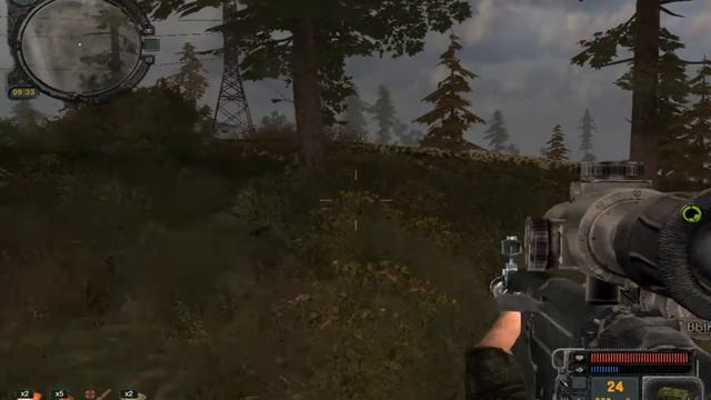 stalker call of pripyat//прохождение игры S.T.A.L.K.E.R исследование вертолёта СКАТ-1! смотреть онлайн