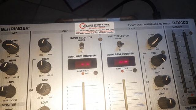 Behringer DJX 400 DJ Mixer 2 Channel By DJ MAD SOUND LIGHT SYSTEM MARMARİS TÜRKİYE смотреть онлайн