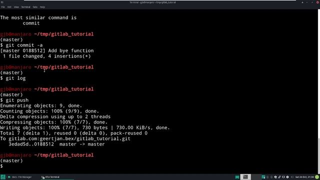 050 git: single user scenario terminal demo смотреть онлайн