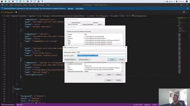 Configurar Git Bash y Anaconda Prompt en Windows terminal смотреть онлайн