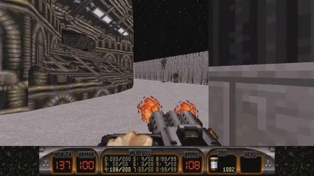 Прохождение Duke Nukem 3D Эпизод 3 Shrapnel City Level 10 Секретный уровень смотреть онлайн