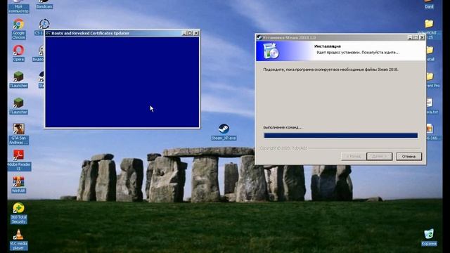 Установка steam на Windows xp смотреть онлайн