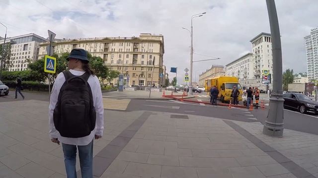 Kievskaya - Red Square Walk (Moscow) Прогулка от Киевской до Красной Площади смотреть онлайн