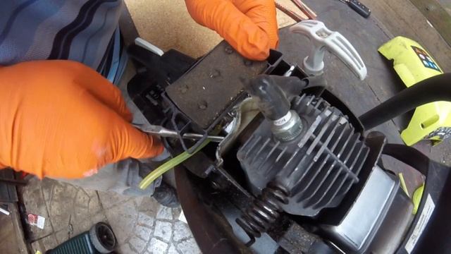 EASY FIX Ryobi Power XT Chain Saw Leaking Fuel Repair