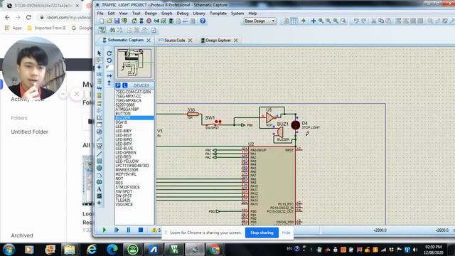 MicroP Assembly Project :Pedestrian Traffic Light System in Proteus Simulation using Arm STM32 смотреть онлайн
