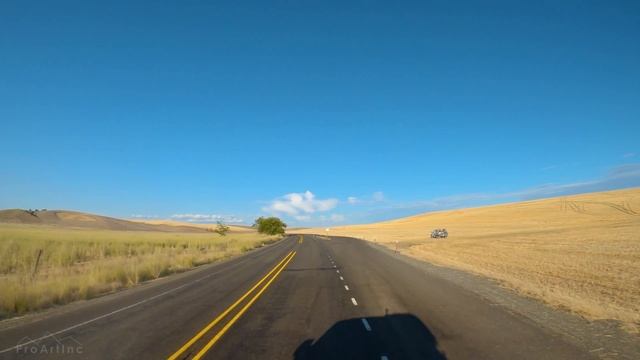 7 HRS of Summer Trip along I-90 Road - From West to East of Washington State - 4K Scenic Drive Vide смотреть онлайн