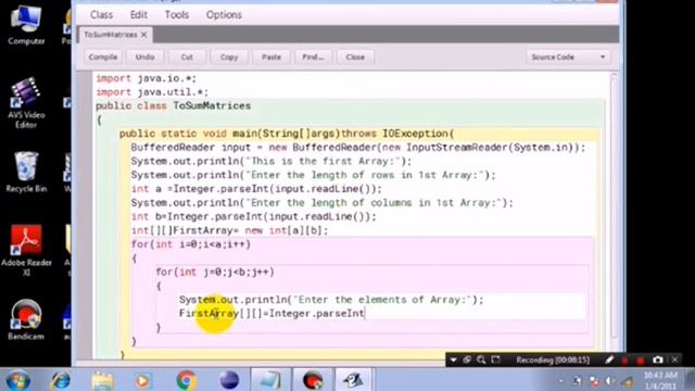 Java Multi dimensional array tutorial смотреть онлайн
