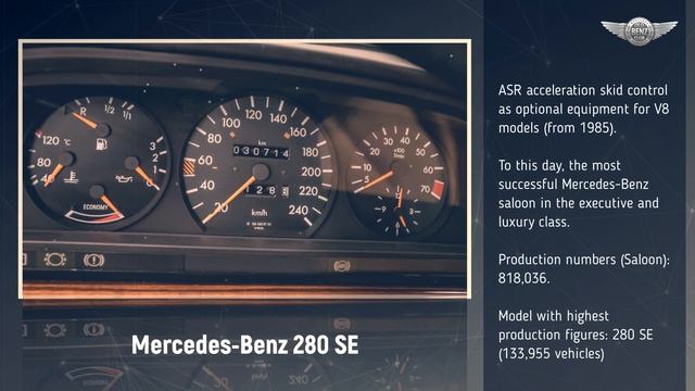 1982 Mercedes-Benz 280 SE W126 The Timeless S-class