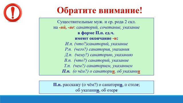 Тема 16. Падеж имён существительных. Склонение имён существительных. Разносклоняемые имена сущ. смотреть онлайн