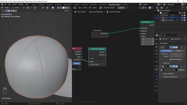 Create a Cap in Blender from Scratch смотреть онлайн