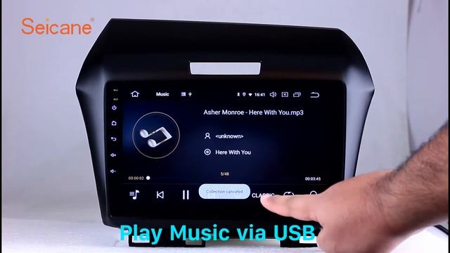 2013 9-inch Android 9.0 navigation radio Honda Jade with touch screen Carplay смотреть онлайн