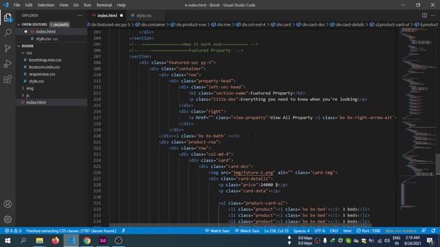 8 psd to html bangla tutorial | adobe xd to html tutorial | Fetures product section design смотреть онлайн