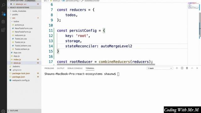 Running a Redux Application | Building Modern Projects with React - 6 смотреть онлайн