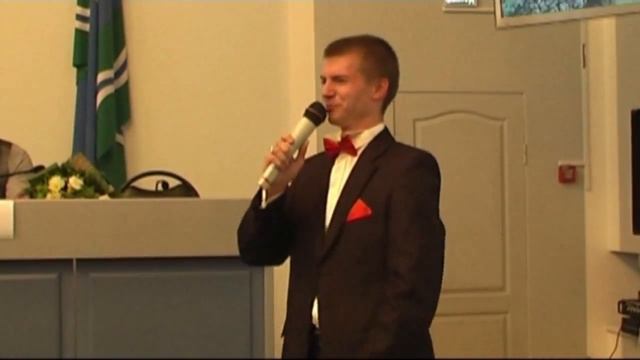 поёт Николай Горобец (награждение олимпийца А. Денисенко) смотреть онлайн