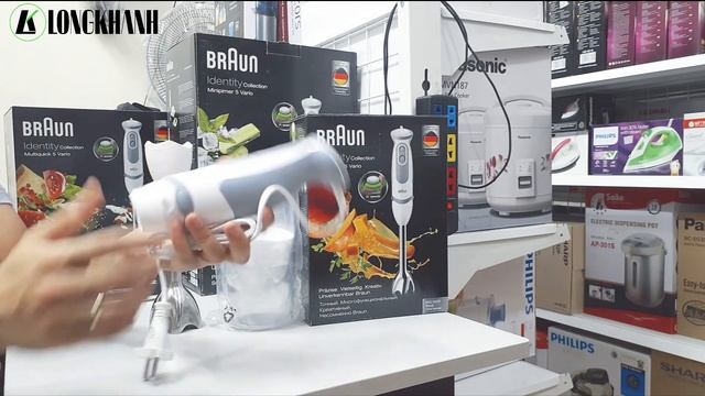 Máy xay sinh tố cầm tay Braun MQ-5000, động cơ mạnh mẽ - sức mạnh Đức смотреть онлайн