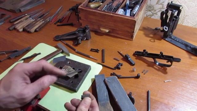 Доработка УСМ карабина СКС часть.1. дефектовка и базовая обработка