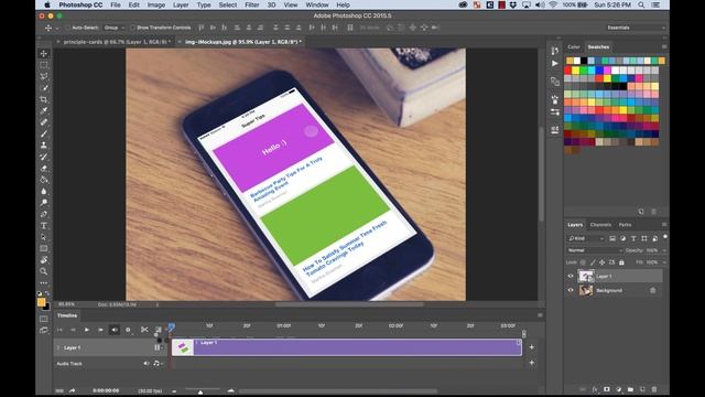 Export a Prototype to GIF on a device mockup - Tutorial смотреть онлайн
