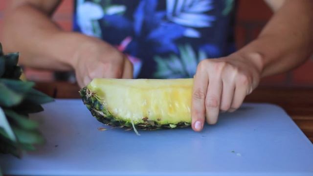 Как порезать ананас смотреть онлайн