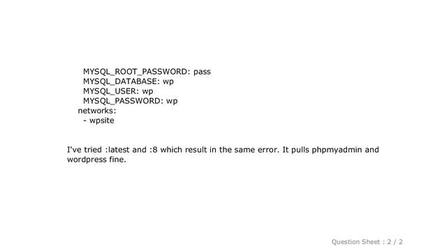 MySQL : Docker (Apple Silicon/M1 Preview) MySQL "no matching manifest for linux/arm64/v8 in the man смотреть онлайн