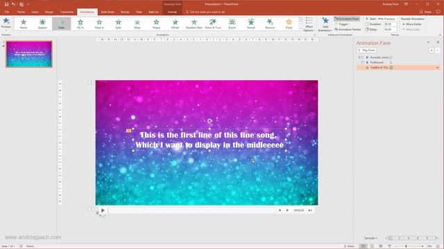 Powerpoint Karaoke Tutorial | How to make a karaoke music video in PowerPoint смотреть онлайн