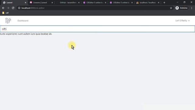LARAVEL LIVEWIRE E CKEDITOR-Com upload de imagens no editor смотреть онлайн