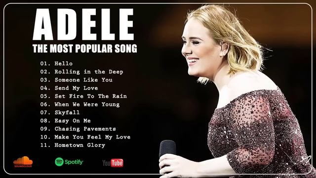 ADELE Best Songs - Adele Top Hits 2023 - ADELE Best Playlist Songs смотреть онлайн