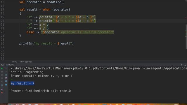 Kotlin Tutorial #part11 Kotlin When Expression example смотреть онлайн