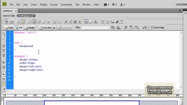 Scrolling Text Web Page in Dreamweaver CS4 смотреть онлайн