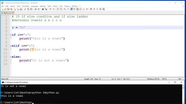 #19 if else and else if Ladder in Python (Hindi) смотреть онлайн