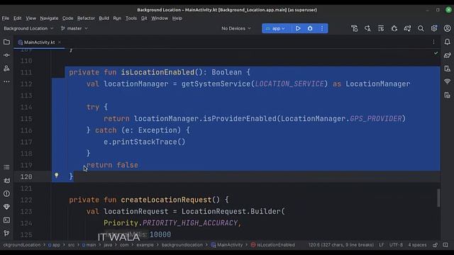 ? ANDROID - ? BACKGROUND LOCATION ? - KOTLIN смотреть онлайн