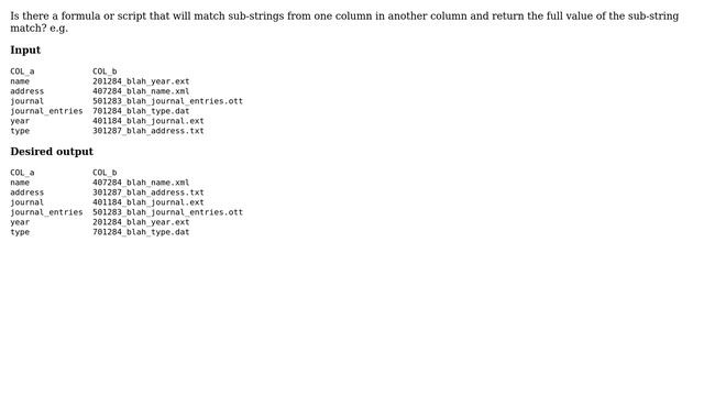 Lookup and return value based on sub-string match смотреть онлайн